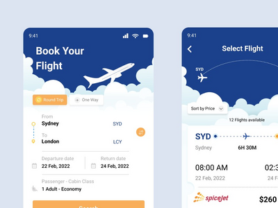 航班预订应用程序(Flight Booking App)