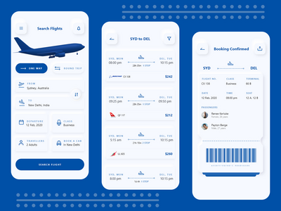 航班预订概念应用程序(Flight Booking Conceptual App)