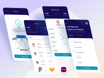 航班预订移动应用程序(Flight Booking Mobile App)