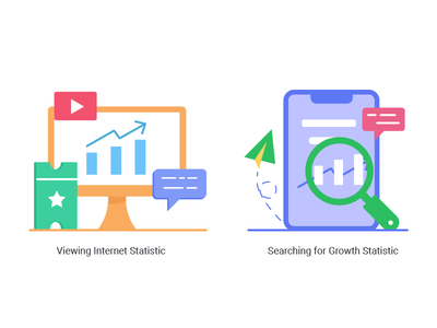 屏幕上的营销图形(Marketing Graphic on Screen)