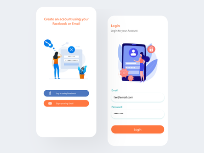 登录，注册概念(Login, Signup Concept)