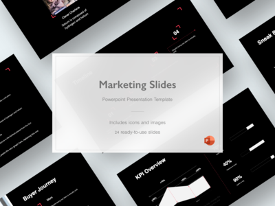 营销幻灯片 - 终极演示模板(Marketing Slides - Ultimate Presentation Template)