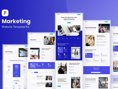 数字营销机构网站模板(Digital Marketing Agency Website Template)
