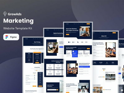 营销网站模板(Marketing Website Template)