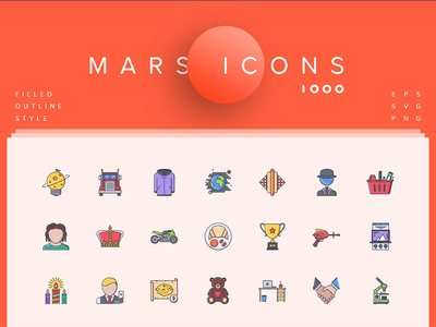 火星图标(Mars Icons)