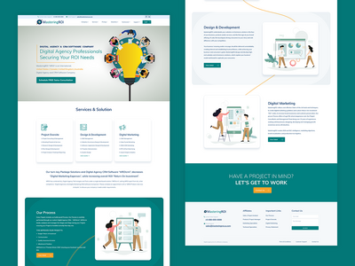 数字代理网站设计(Digital Agency Website Design)