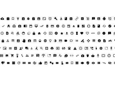Adobe XD 中的 1000 多个 Google Material 图标(1000+ Google Material Icons in Adobe XD)