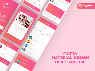 Matta 材料设计 UI 套件(Matta Material Design UI Kit)