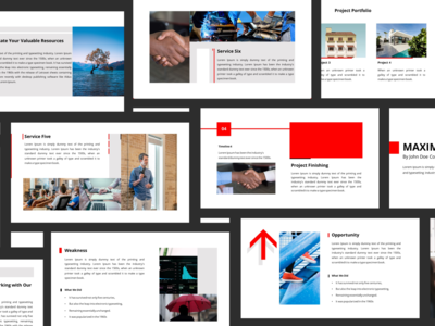 千里马PPT演示模板(Maxima PPT Presentation Template)