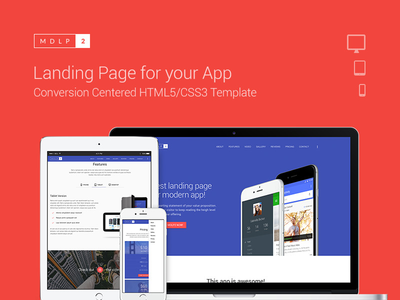 MDLP 2 - Material Design 应用登陆页面(MDLP 2 - Material Design App Landing Page)