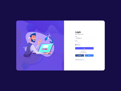 登录页面 Adobe XD(Sign In Page Adobe XD)