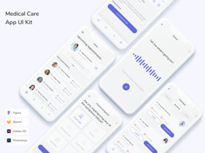 医疗应用程序 UI 套件(Medical Care App UI Kit)