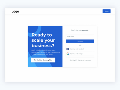 登录页面设计(Login Page Design)