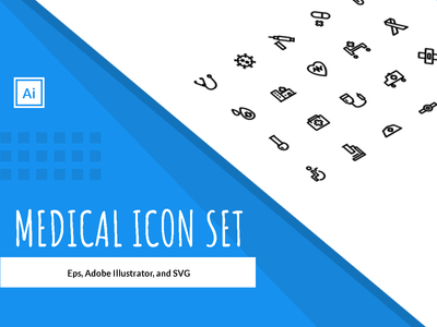医疗图标集(Medical Icon Set)