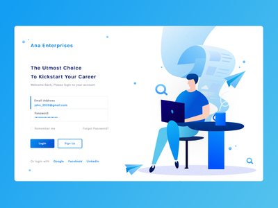登录屏幕设计挑战(Login Screen Design Challenge)