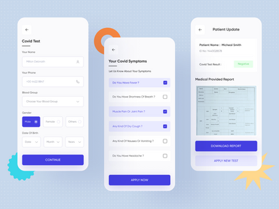 医疗应用程序 - UI 套件(Medical App - Ui Kits)