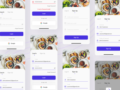 登录和注册用户界面(Login and Sign Up UI)