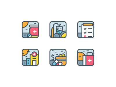 医疗图标集(Medical icon set)