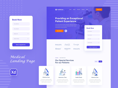 医疗登陆页面(Medical Landing Page)