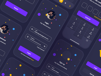 登录和注册屏幕(Login and Sign up Screens)