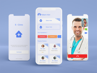 医疗移动应用程序 UI 套件(Medical Mobile Apps Ui Kit)