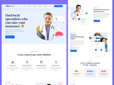 医疗服务网页模板(Medical Services Web template)
