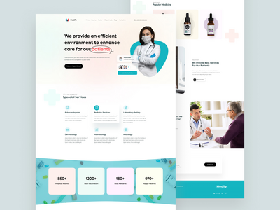 医疗网站设计(Medical Website Design)