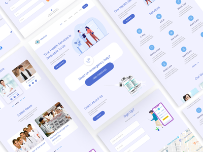 医疗网站设计(Medical Website design)