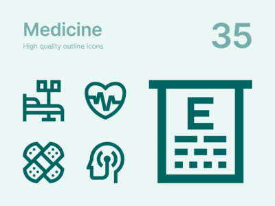 医学图标(Medicine icons)