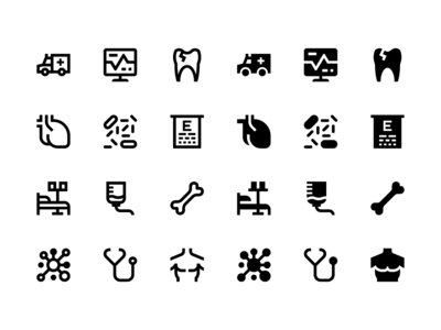34 医学图标(34 Medicine Icons)