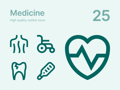 医学 #2 图标(Medicine #2 icons)