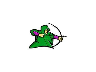 尊贵弓手箭吉祥物(Medieval Archer Mascot)