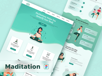 冥想信息登陆页面(Meditation Information Landing Page)