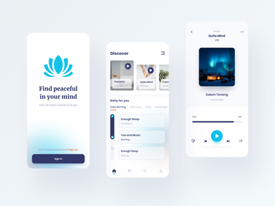 冥想音乐应用(Meditation Music App)