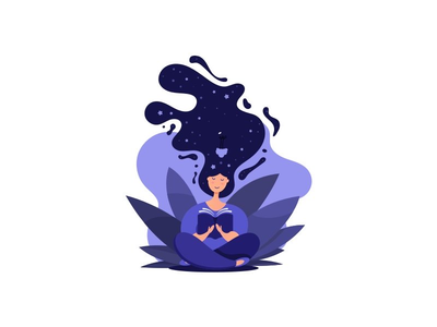 冥想插画师(Meditation illlustrator)