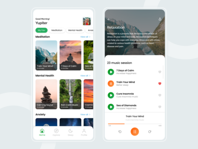 冥想移动应用(Meditation Mobile App)