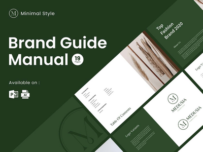 Medusia - 品牌识别指南演示模板(Medusia -  Brand Identity Guidelines Presentation Templates)