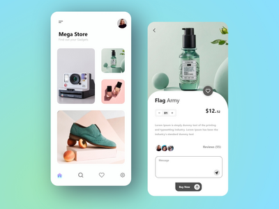 超级商城手机APP(Mega store Mobile APP)
