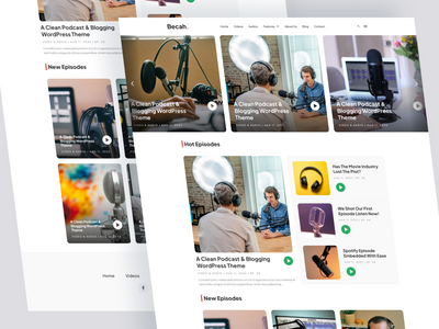 播客网站和移动设计(Podcast Web & Mobile Design)