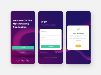 登录婚介设计应用(Login Matchmaking Design App)
