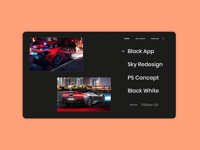 菜单 Web 概念 UI 设计(Menu Web Concept UI Design)