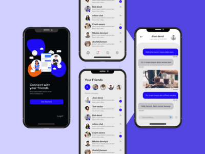 消息应用程序设计理念(messaging app design concept)