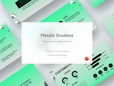 金属渐变 - 终极演示模板(Metalic Gradient - Ultimate Presentation Template)