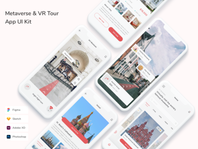 元界 & VR Tour App UI Kit(Metaverse & VR Tour App UI Kit)