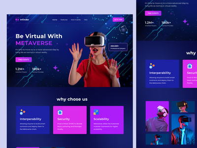 元界登陆页面(Metaverse Landing Page)