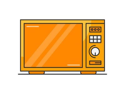 微波图标(Microwave icon)