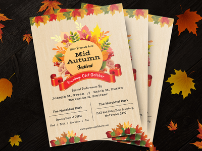 中秋节传单-07(Mid Autumn Festival Flyer-07)