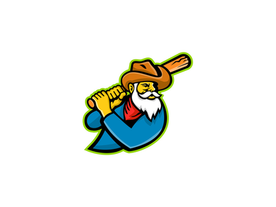 矿工棒球运动员吉祥物(Miner Baseball Player Mascot)