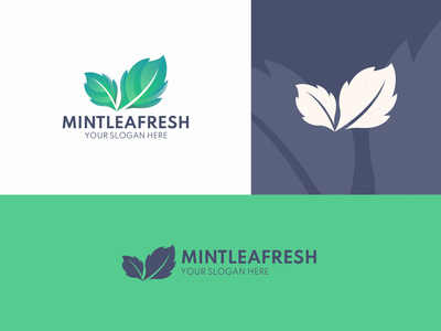 薄荷标志设计(Mint Logo Design)