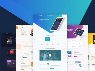 Mixup - 应用登陆页面 HTML 模板(Mixup - App Landing Page HTML Template)